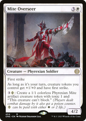 Magic: The Gathering - Mite Overseer Foil - Phyrexia: All Will Be One