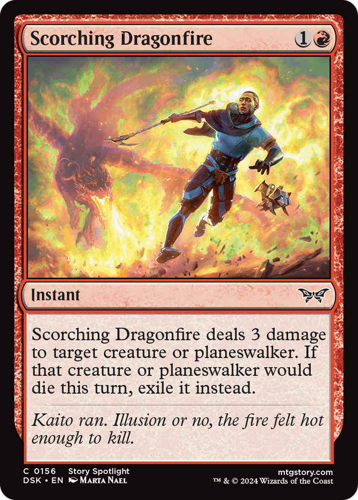 Magic: The Gathering - Scorching Dragonfire - Duskmourn: House of Horror