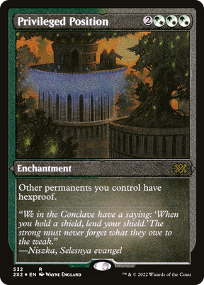 Magic: The Gathering - Privileged Position Foil - Double Masters 2022