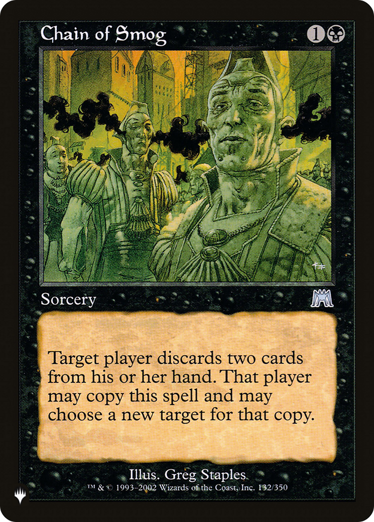 Magic: The Gathering - Chain of Smog - The List