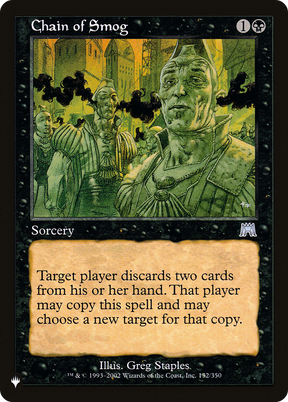 Magic: The Gathering - Chain of Smog - The List