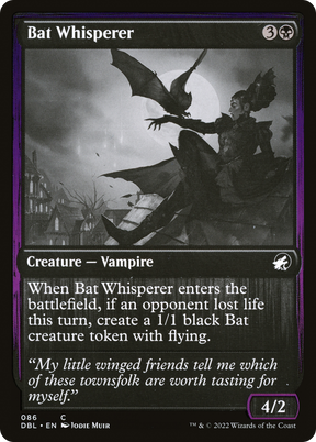 Magic: The Gathering - Bat Whisperer Foil - Innistrad: Double Feature