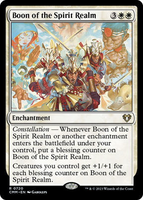 Magic: The Gathering - Boon of the Spirit Realm - Commander Masters