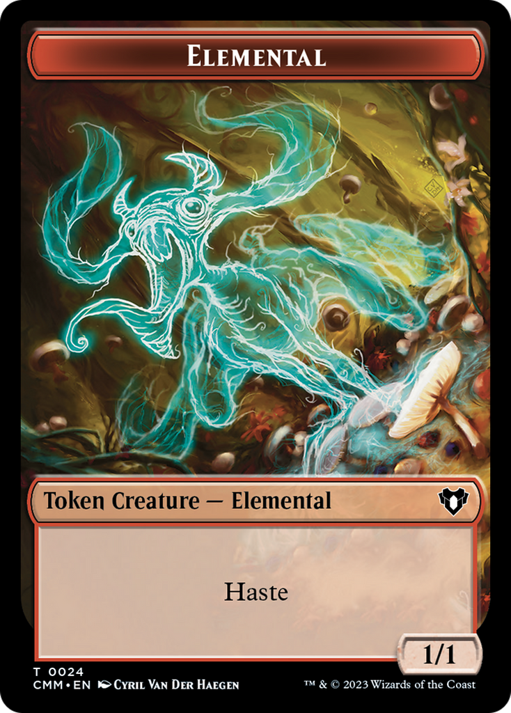 Magic: The Gathering - Elemental Token - Commander Masters Tokens