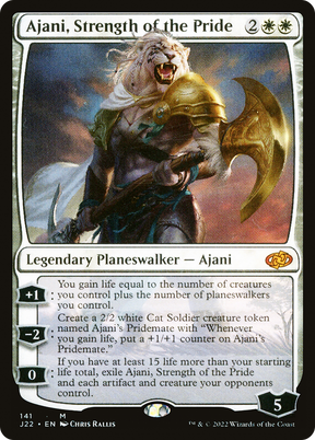 Magic: The Gathering - Ajani, Strength of the Pride - Jumpstart 2022