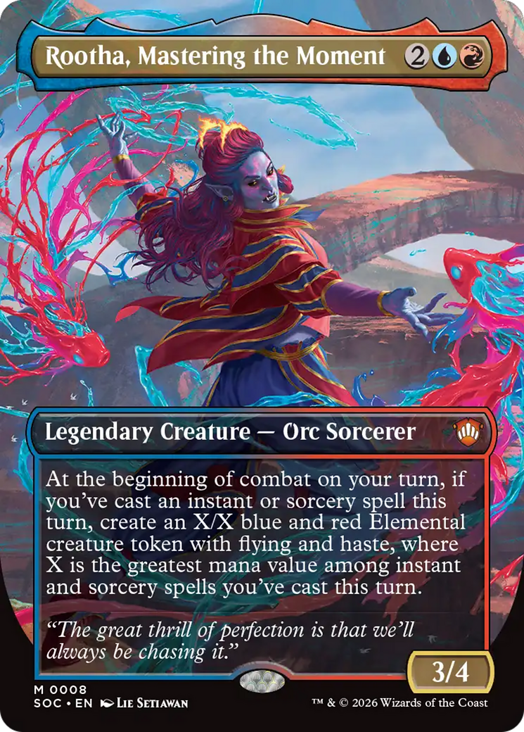 Magic: The Gathering - Rootha, Mastering the Moment - Secrets of Strixhaven Commander