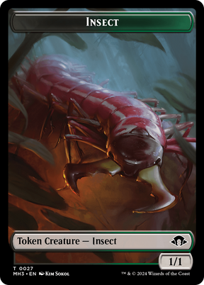 Magic: The Gathering - Insect Token - Modern Horizons 3 Tokens