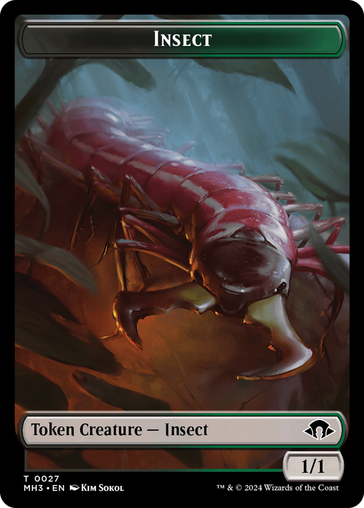 Magic: The Gathering - Insect Token - Modern Horizons 3 Tokens