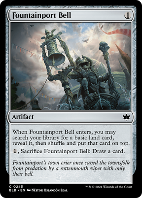Magic: The Gathering - Fountainport Bell Foil - Bloomburrow