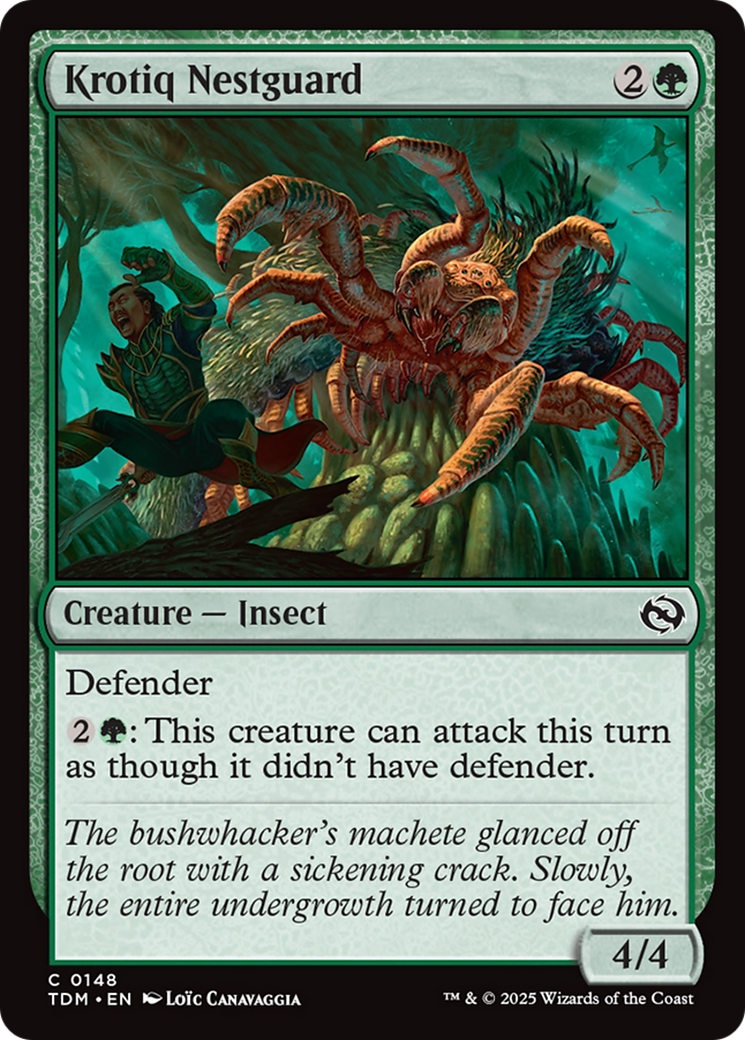 Magic: The Gathering - Krotiq Nestguard Foil - Tarkir: Dragonstorm