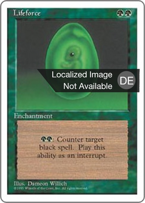 Magic: The Gathering - Lebenskraft - Fourth Edition