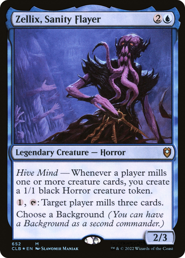 Magic: The Gathering - Zellix, Sanity Flayer Foil - Commander Legends: Battle for Baldur's Gate