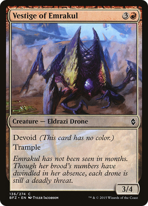 Magic: The Gathering - Vestige of Emrakul Foil - Battle for Zendikar