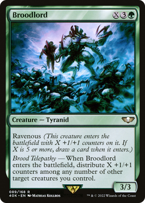 Magic: The Gathering - Broodlord - Warhammer 40000 Commander