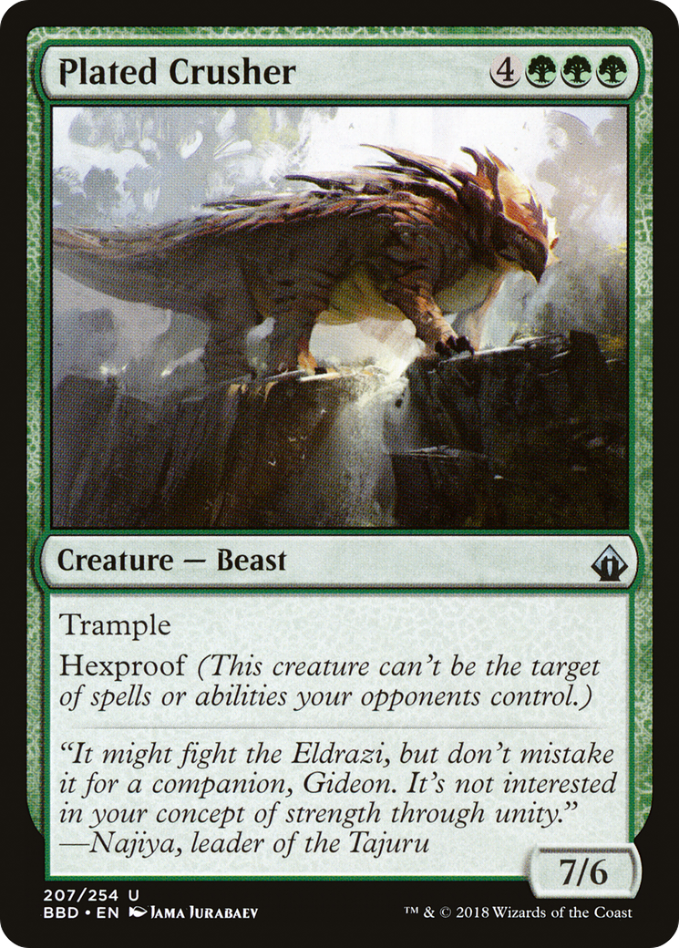 Magic: The Gathering - Plated Crusher Foil - Battlebond