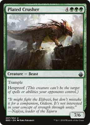 Magic: The Gathering - Plated Crusher Foil - Battlebond