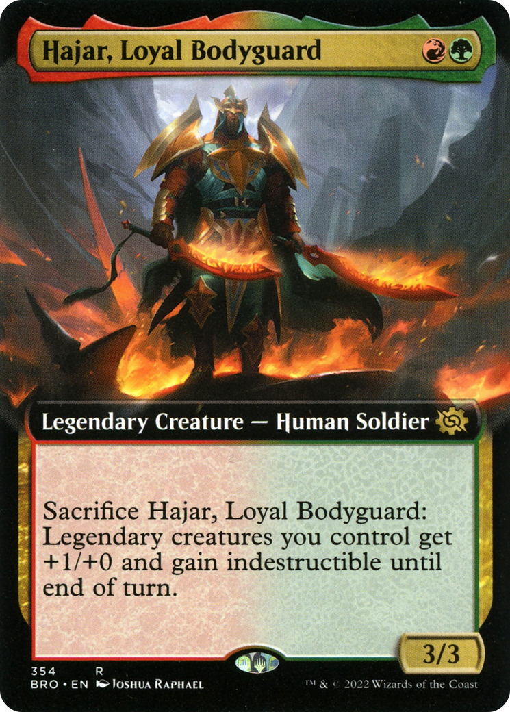 Magic: The Gathering - Hajar, Loyal Bodyguard Foil - The Brothers' War