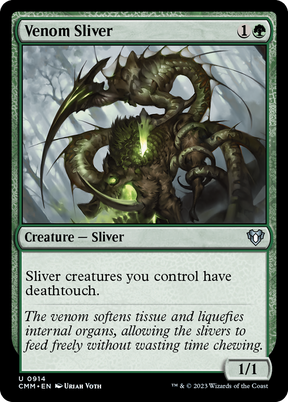 Magic: The Gathering - Venom Sliver - Commander Masters