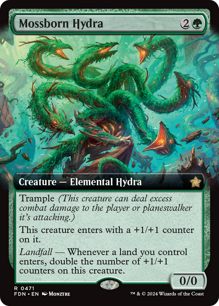 Magic: The Gathering - Mossborn Hydra - Foundations