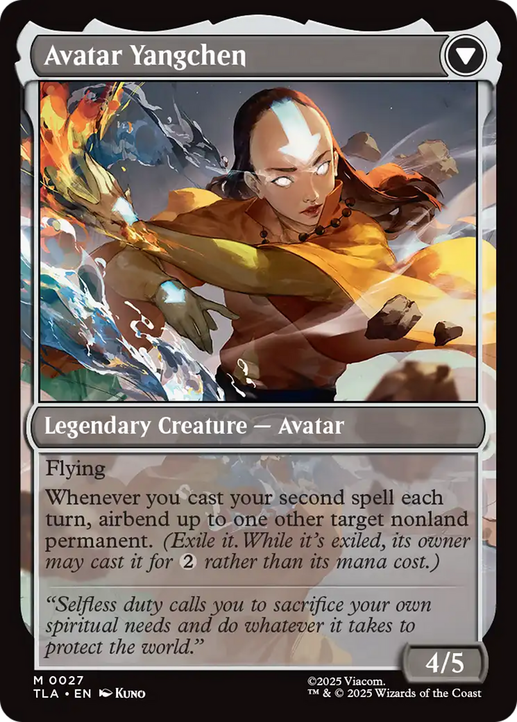 Magic: The Gathering - The Legend of Yangchen // Avatar Yangchen Foil - Avatar: The Last Airbender