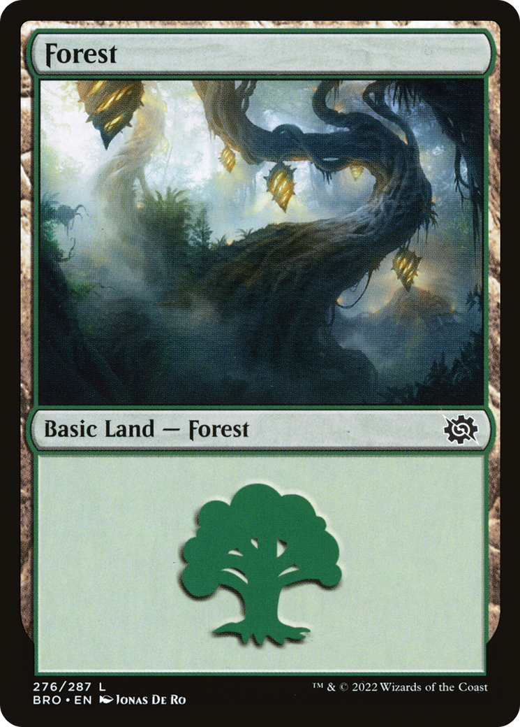 Magic: The Gathering - Forest #276 Foil - The Brothers' War