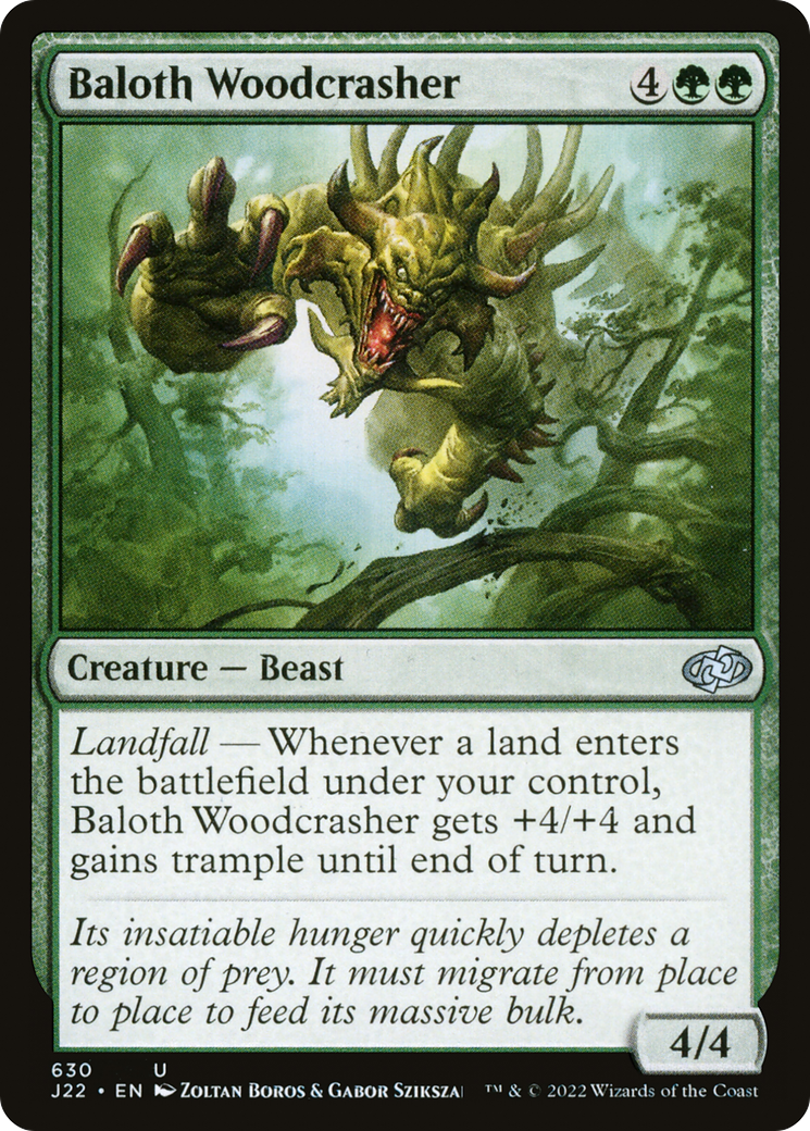 Magic: The Gathering - Baloth Woodcrasher - Jumpstart 2022