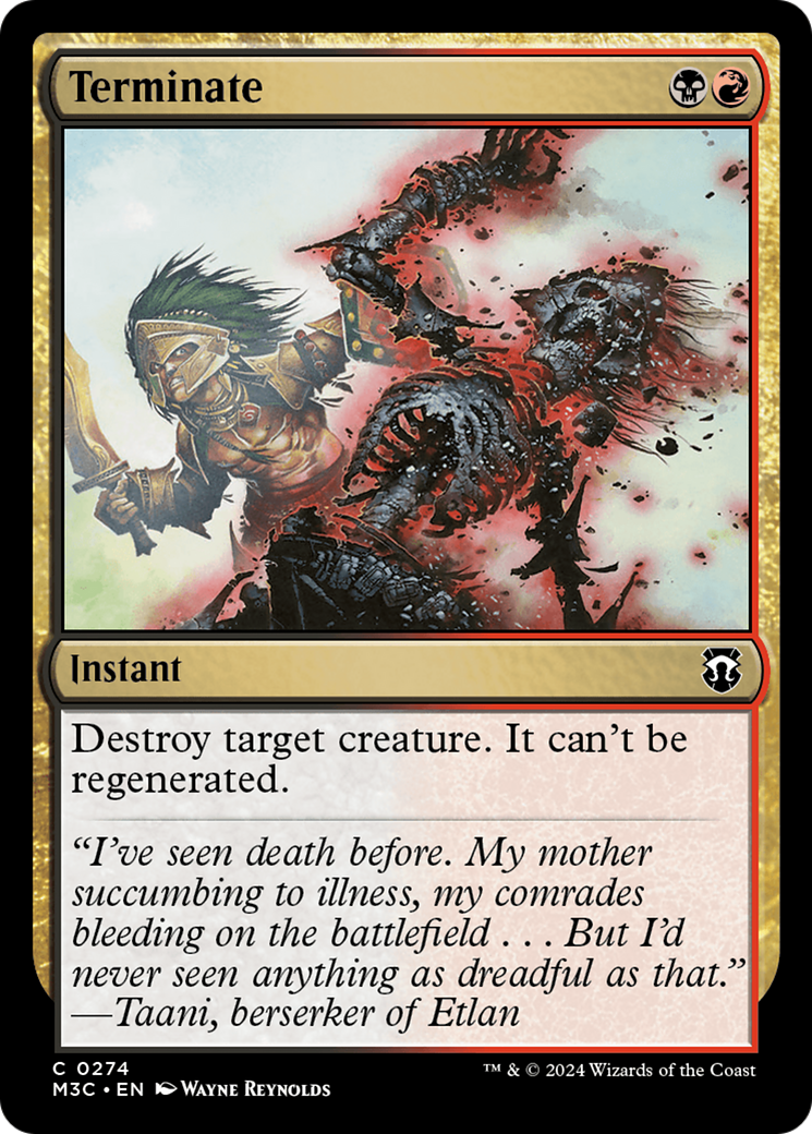 Magic: The Gathering - Terminate - Modern Horizons 3 Commander