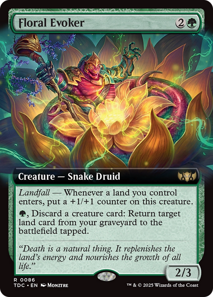 Magic: The Gathering - Floral Evoker - Tarkir: Dragonstorm Commander