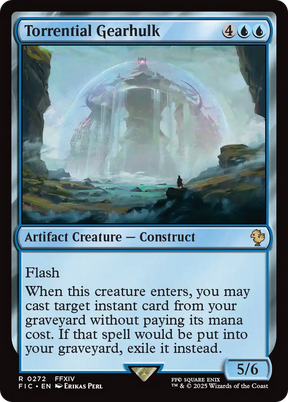 Magic: The Gathering - Torrential Gearhulk - Final Fantasy Commander