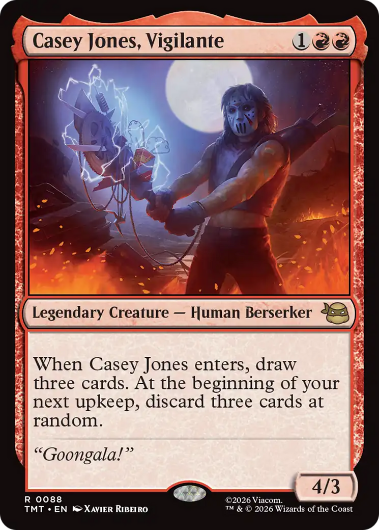 Magic: The Gathering - Casey Jones, Vigilante - Teenage Mutant Ninja Turtles