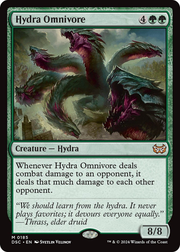 Magic: The Gathering - Hydra Omnivore - Duskmourn: House of Horror Commander