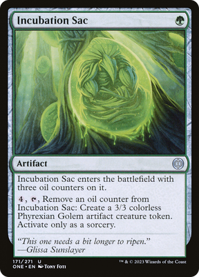 Magic: The Gathering - Incubation Sac Foil - Phyrexia: All Will Be One