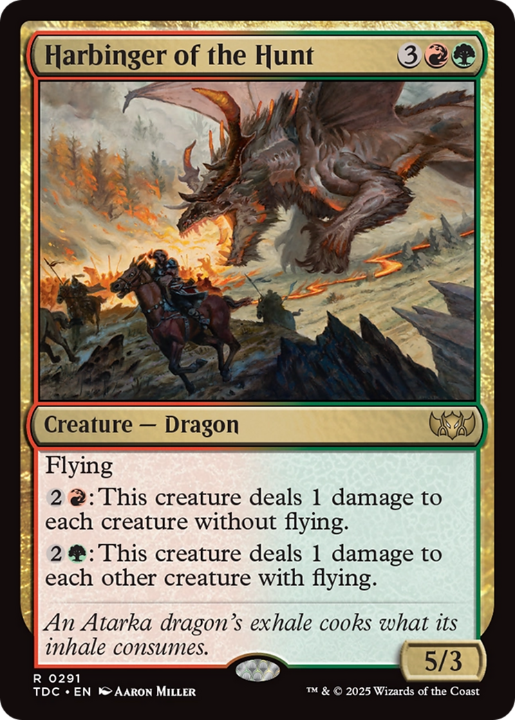 Magic: The Gathering - Harbinger of the Hunt - Tarkir: Dragonstorm Commander