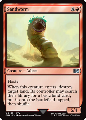 Magic: The Gathering - Sandworm - Final Fantasy
