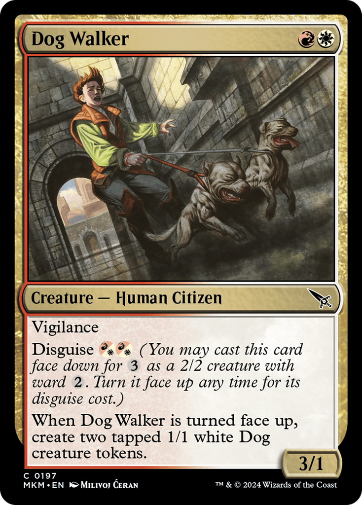 Magic: The Gathering - Dog Walker Foil - Murders at Karlov Manor