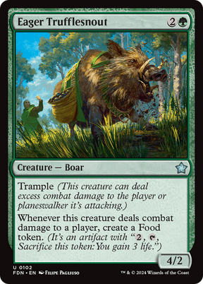 Magic: The Gathering - Eager Trufflesnout - Foundations