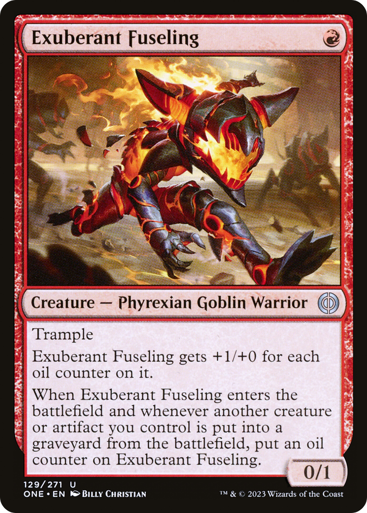 Magic: The Gathering - Exuberant Fuseling Foil - Phyrexia: All Will Be One