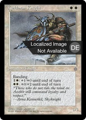 Magic: The Gathering - Kjeldoranischer Ritter - Ice Age
