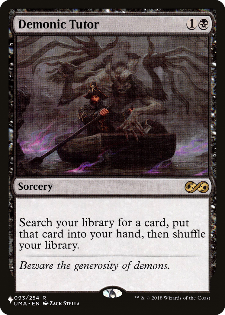 Magic: The Gathering - Demonic Tutor - The List