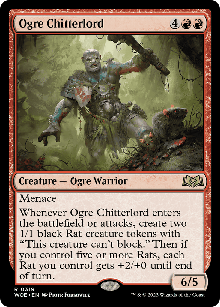 Magic: The Gathering - Ogre Chitterlord - Wilds of Eldraine