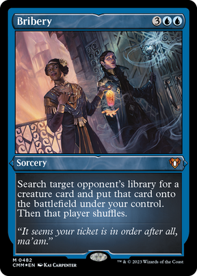 Magic: The Gathering - Bribery Foil - Commander Masters