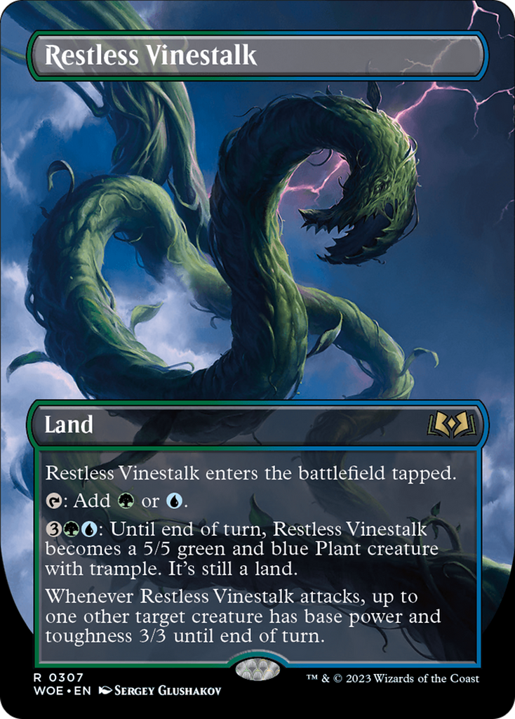 Magic: The Gathering - Restless Vinestalk - Wilds of Eldraine