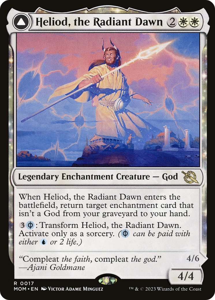Magic: The Gathering - Heliod, the Radiant Dawn // Heliod, the Warped Eclipse - March of the Machine
