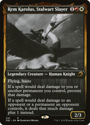 Magic: The Gathering - Rem Karolus, Stalwart Slayer Foil - Innistrad: Double Feature