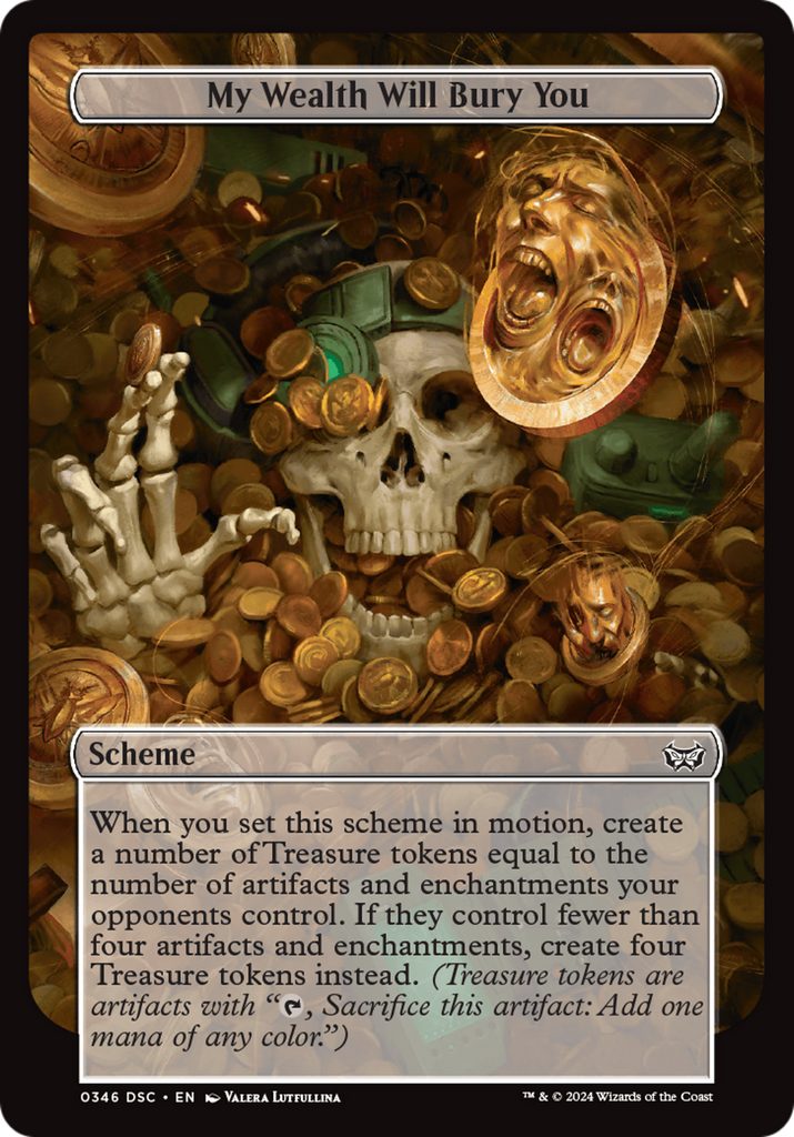 Magic: The Gathering - My Wealth Will Bury You - Duskmourn: House of Horror Commander