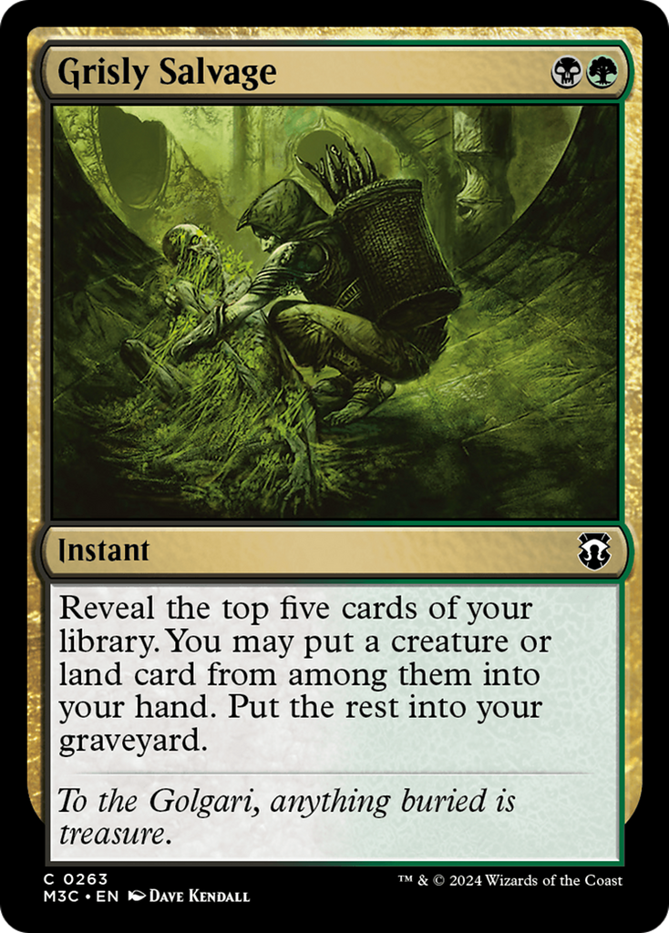 Magic: The Gathering - Grisly Salvage - Modern Horizons 3 Commander