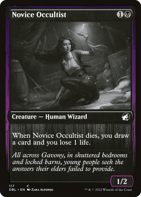 Magic: The Gathering - Novice Occultist - Innistrad: Double Feature