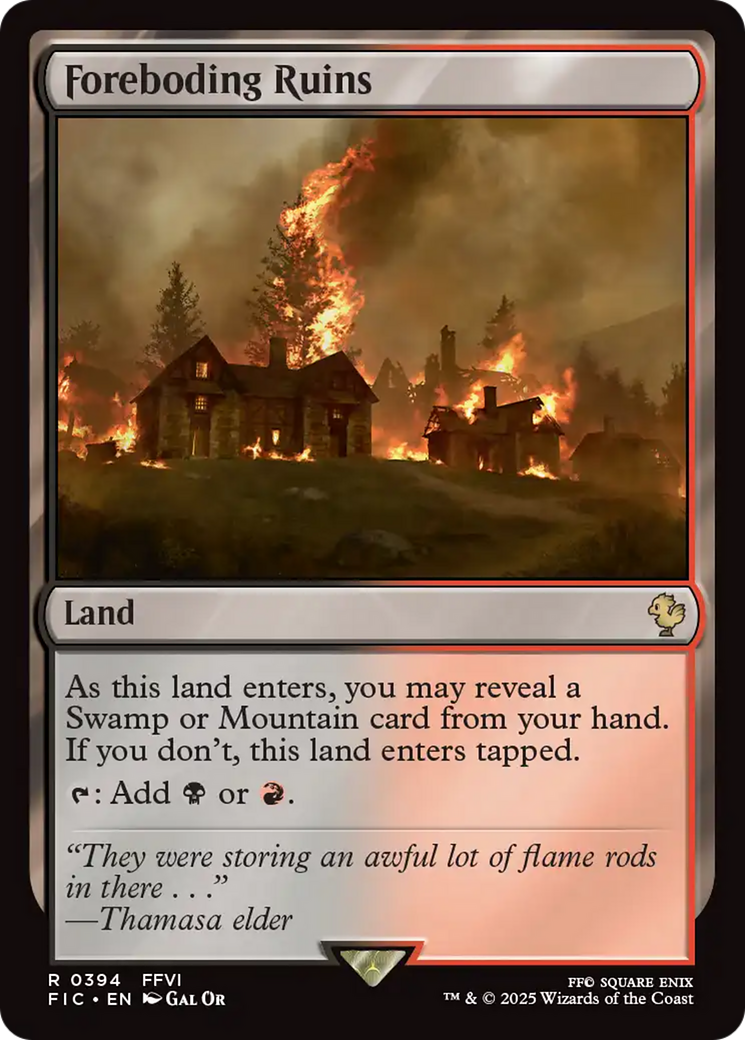 Magic: The Gathering - Foreboding Ruins - Final Fantasy Commander