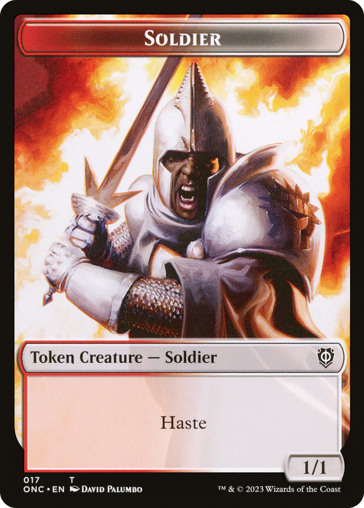 Magic: The Gathering - Soldier Token - Phyrexia: All Will Be One Commander Tokens