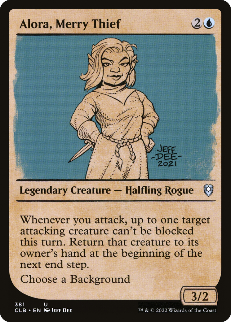 Magic: The Gathering - Alora, Merry Thief - Commander Legends: Battle for Baldur's Gate